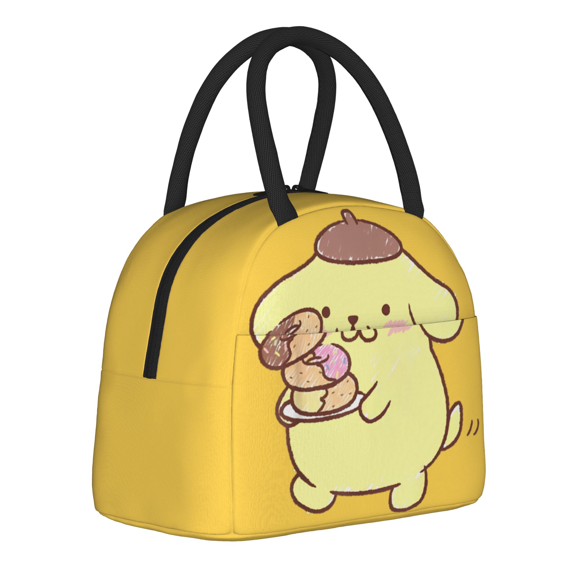 Tote Bag Sublimation - Термосумка для обедов Pompompurin Donuts, герметичная,