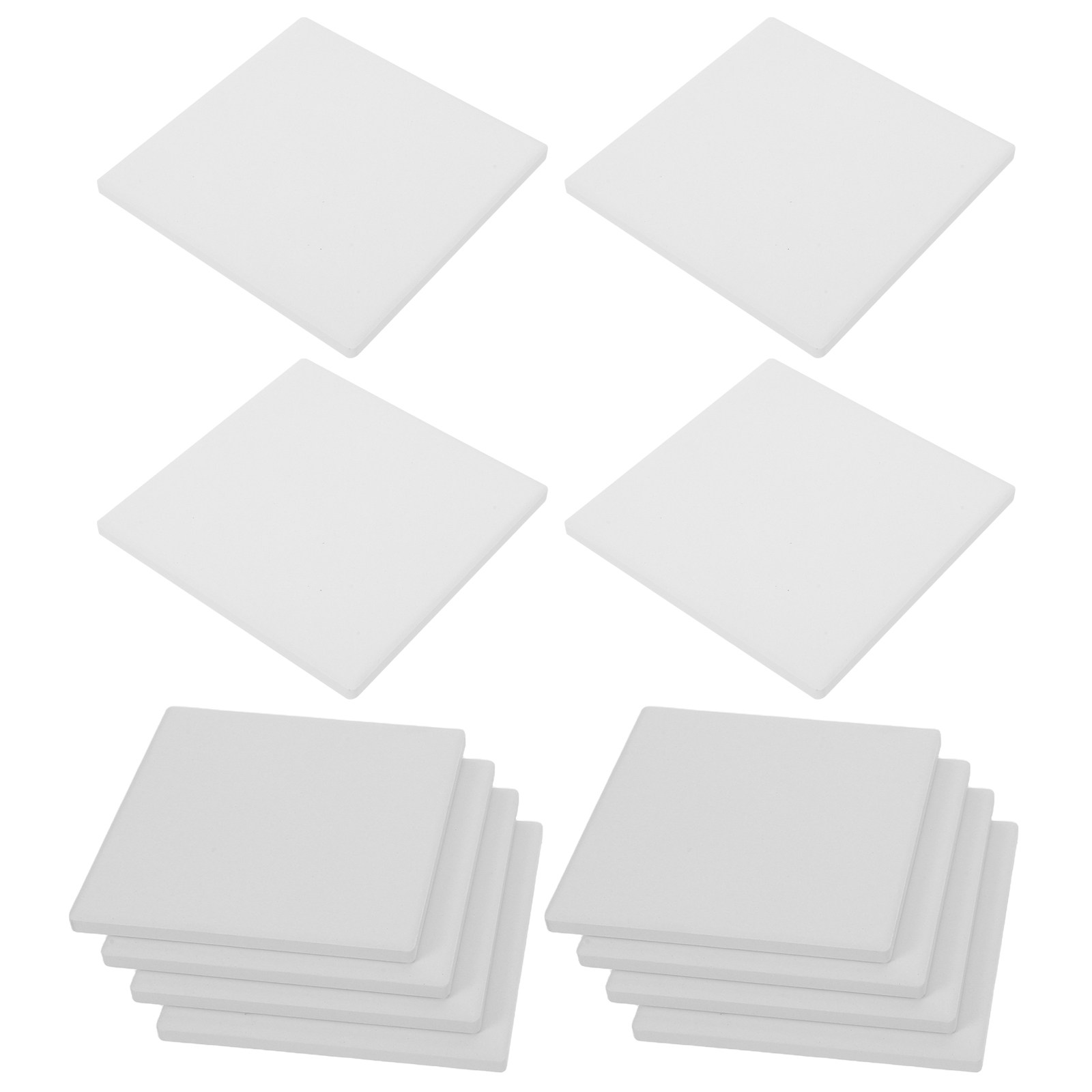 Ceramic Tile Blank - Набор из 12 неглазурованных керамических плиток-заготовок