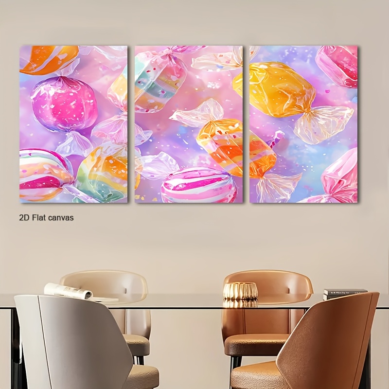 Canvas Wrap Ready - Бесрамное 2D-панно, 2D-панно, набор из трех