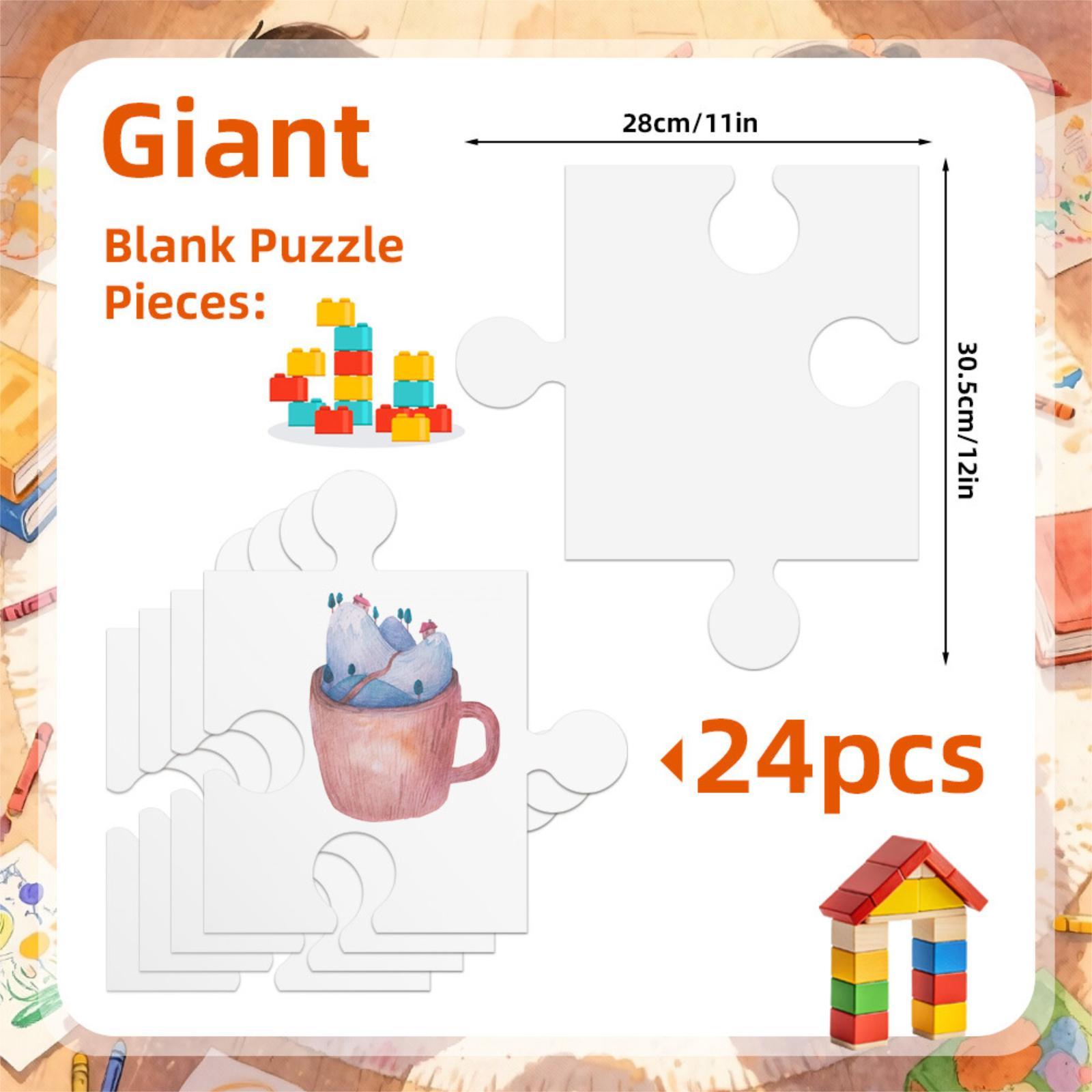 24 белых картонных пазла без р – обзор и цена Puzzle Blank White