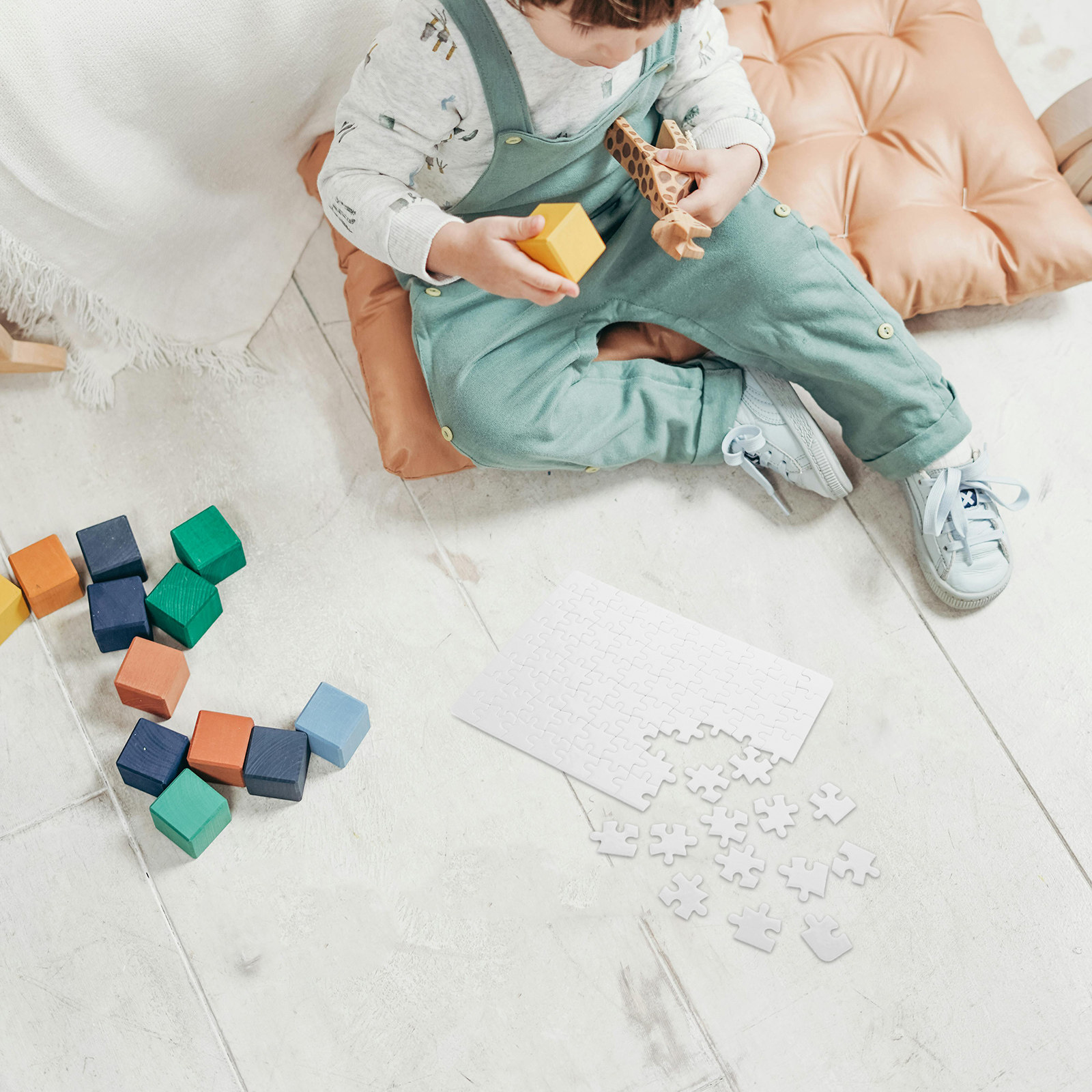 4 листа белых заготовок для па – обзор и цена Puzzle Blank White