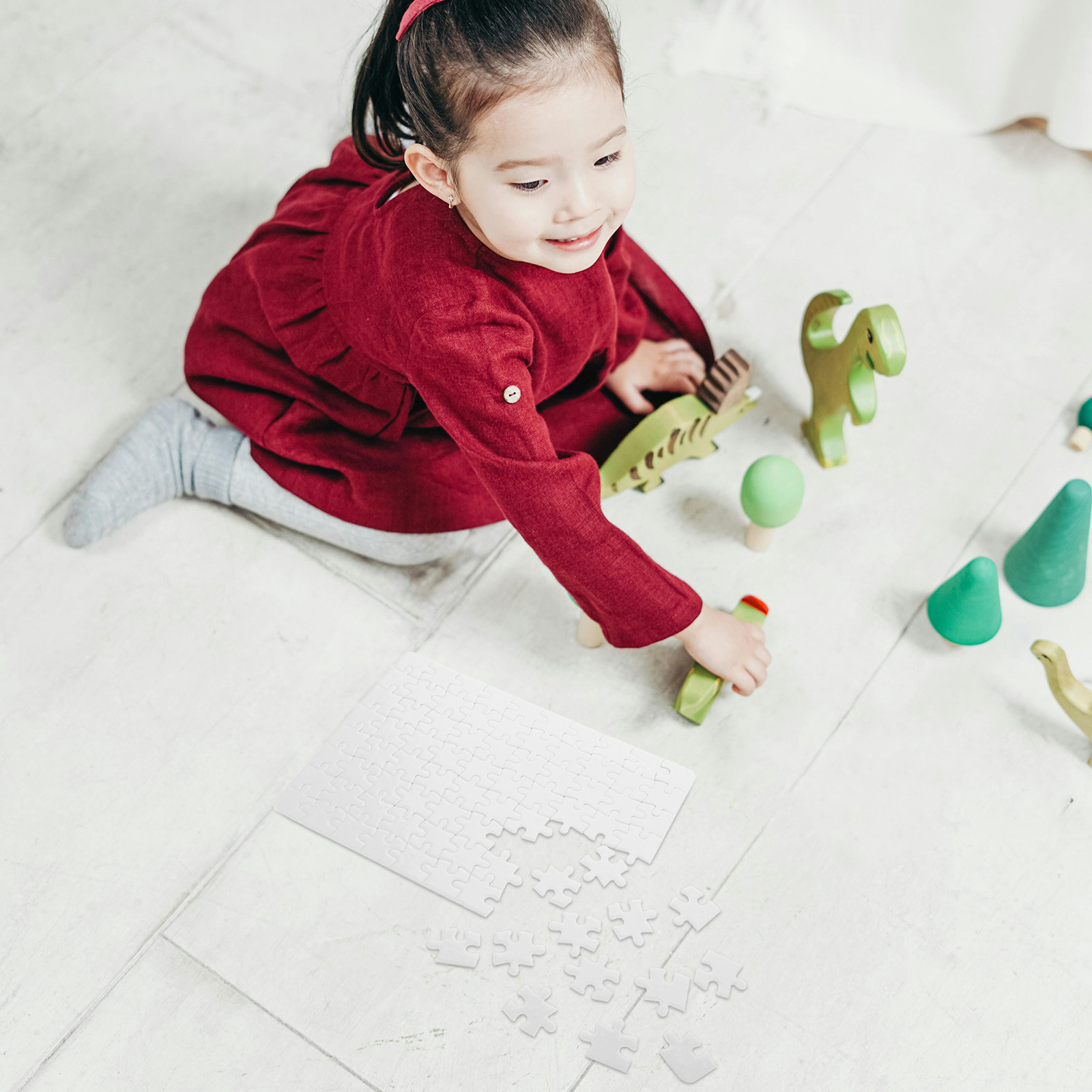 4 листа белых заготовок для па – обзор и цена Puzzle Blank White