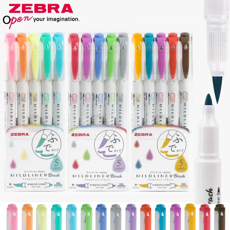 ZEBRA Mildliner выделители руч – обзор и цена Zebra Pen Mildliner