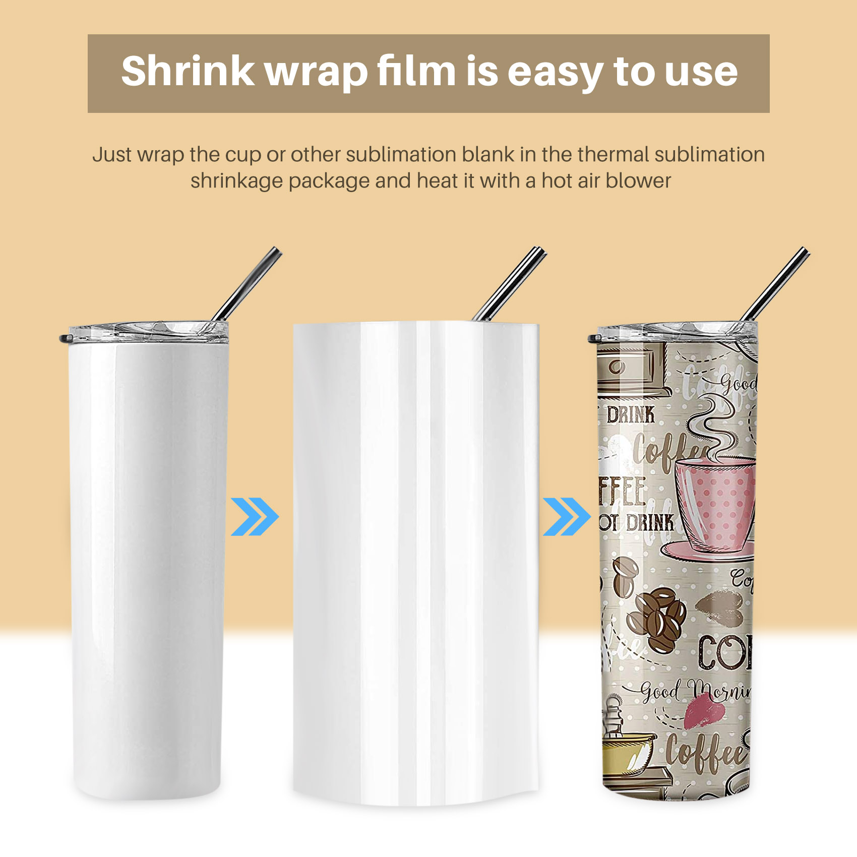 ABWP-8X12 Inch Sublimation Shr – обзор и цена Sublimation Mug White