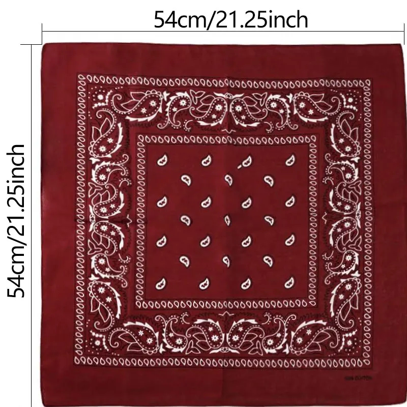 1 шт. Хип-хоп шарф-бандана в с – обзор и цена Bandana Blank White