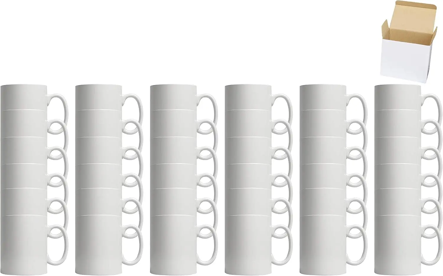 Белая керамическая кружка для  – обзор и цена Sublimation Mug White
